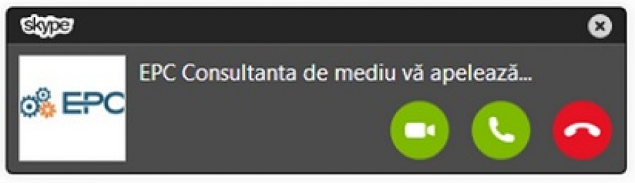 Intră în contact cu EPC pe Skype
